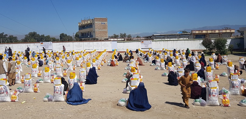 Distribution of Food Packages to Flood Victims and Poor Families in Nangarhar Province.
